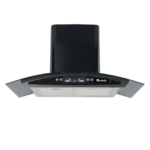 Black American-Style Electric Kitchen Cooker Curve Glass Hoods - Clean Design with Reliable Performance