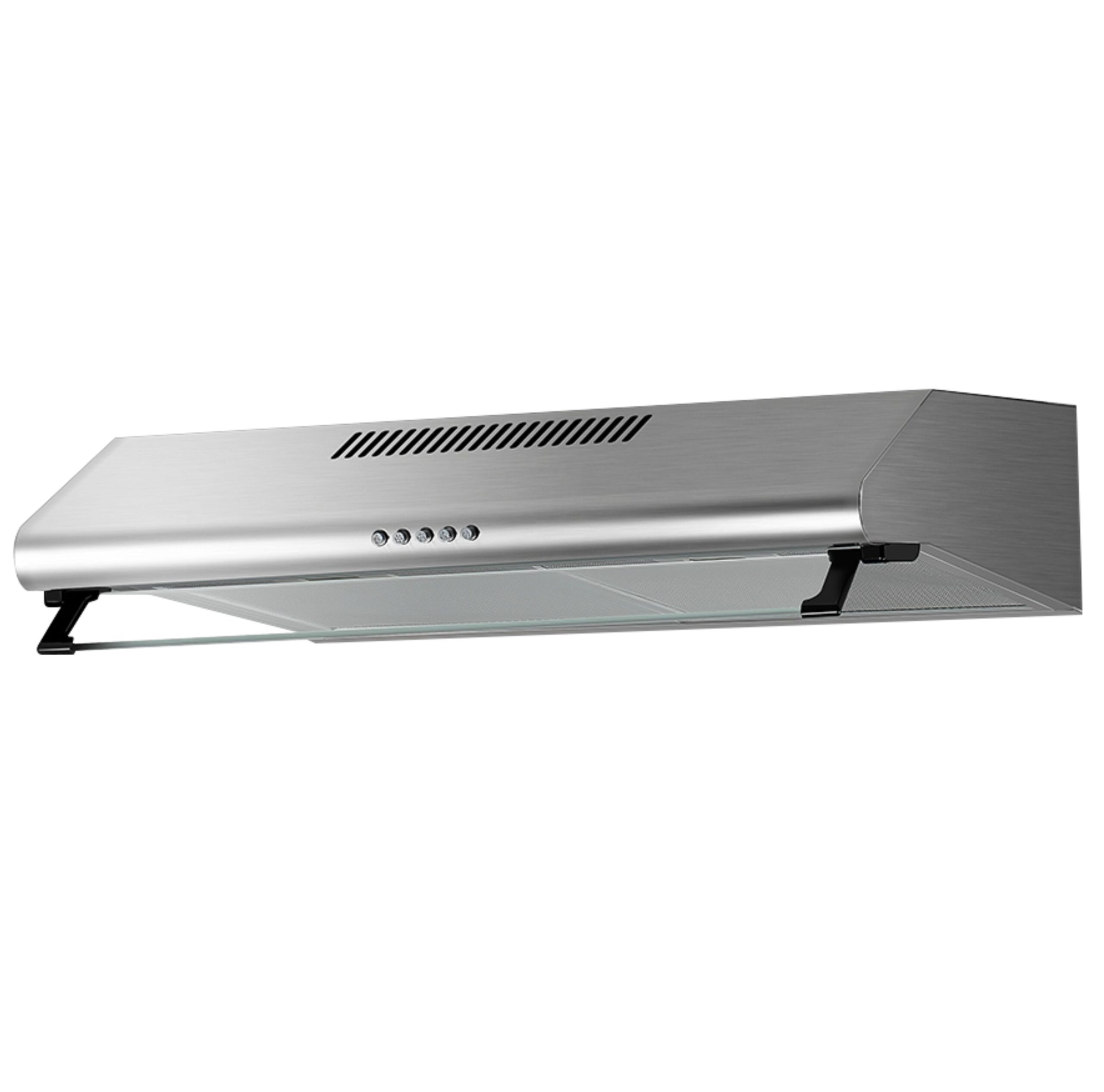 Hf85a1533b26b4425b79452a264c2b3f4t Slim Wall-Mounted Range Hood – 50/60/70/80/90 cm Stainless Steel Push-Button - Image 1