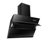 Luxury Black Glass Kitchen Cooker Hood with Hand Sensor Control – Elegant Design and Smart Operation
