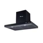 90cm T-Shape Wall Mount Range Hood - Black Stainless Steel Cooker Hood with 1000m³/h Airflow | Model ANG-T90S