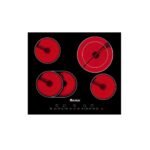 59cm 4-Zone Touch Control Ceramic Cooktop - Built-In Electric Hob with Dual Dual-Ring Zones | Model ANG-CD4007