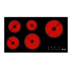 86cm 5-Zone Touch Control Ceramic Cooktop - Triple Dual-Ring Built-In Electric Hob | Model ANG-CD5002