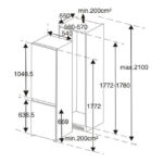 ANG-360.2 240L Built-in Refrigerator & Freezer – Space-Saving Cooling Solution with Modern Design - Image 2