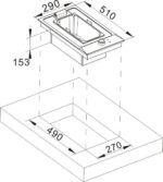 30cm Built-In Deep Fat Fryer - 3L Stainless Steel Electric Fryer with Removable Bowl | Model ANG-301ASS - Image 2